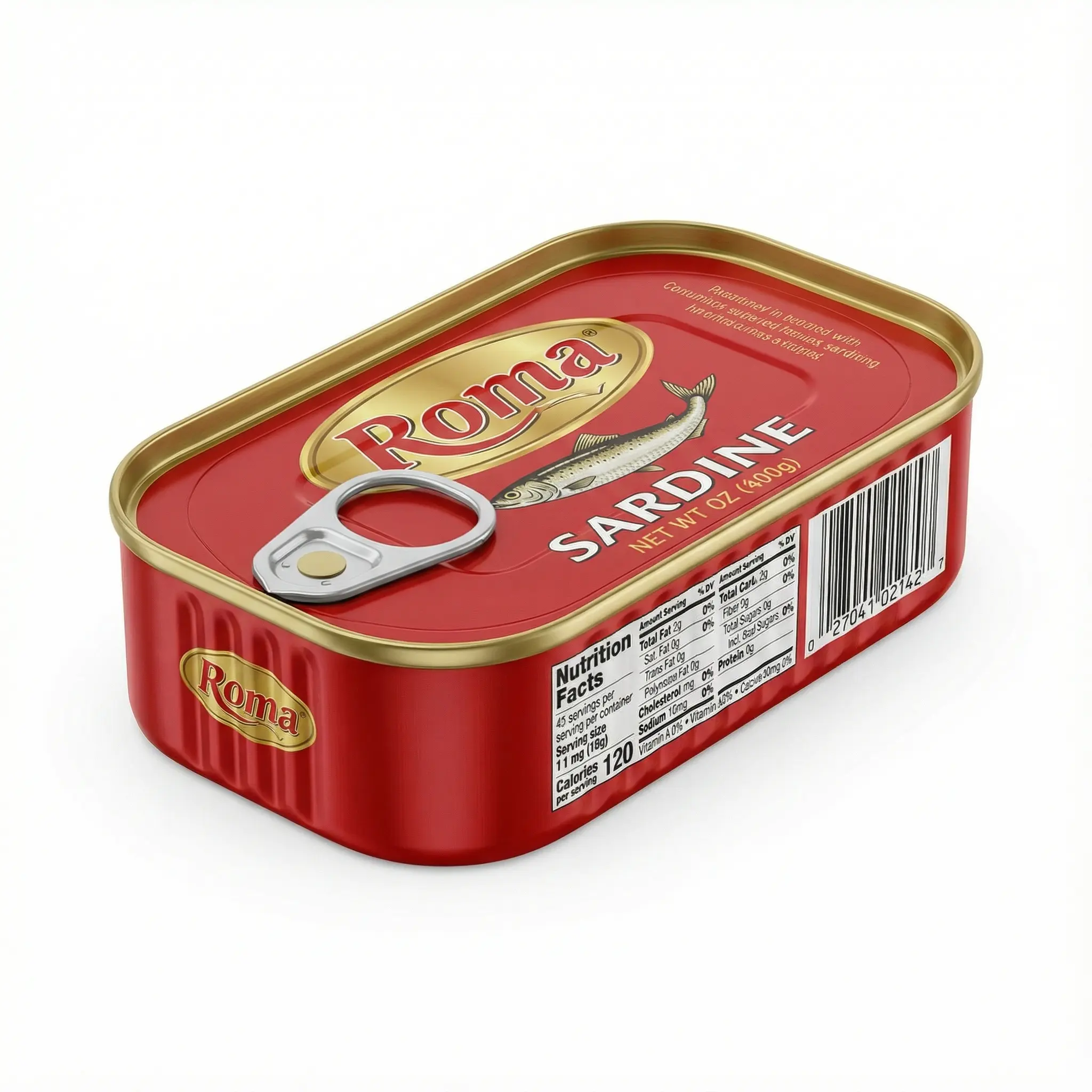 sardine Roma Cameroun conserve 125g pratique
